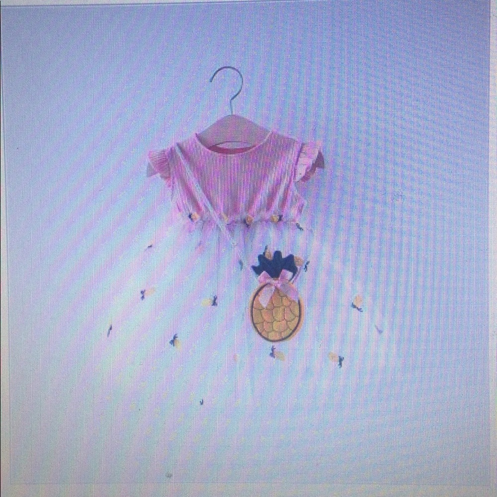 Baby short sleeve spliced dress girl